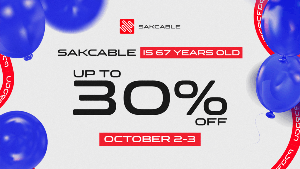Sakcable Marks Its 67th Anniversary with a Special Sale Offering Up to 30% Off