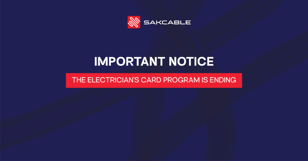 Official Notice on the Discontinuation of the Electrician’s Card and the Introduction of a New Loyalty Program