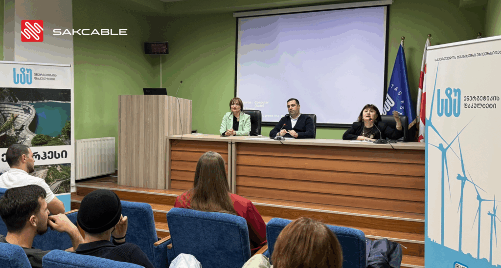 Sakcable Meets with Students of the Faculty of Energy at the Georgian Technical University