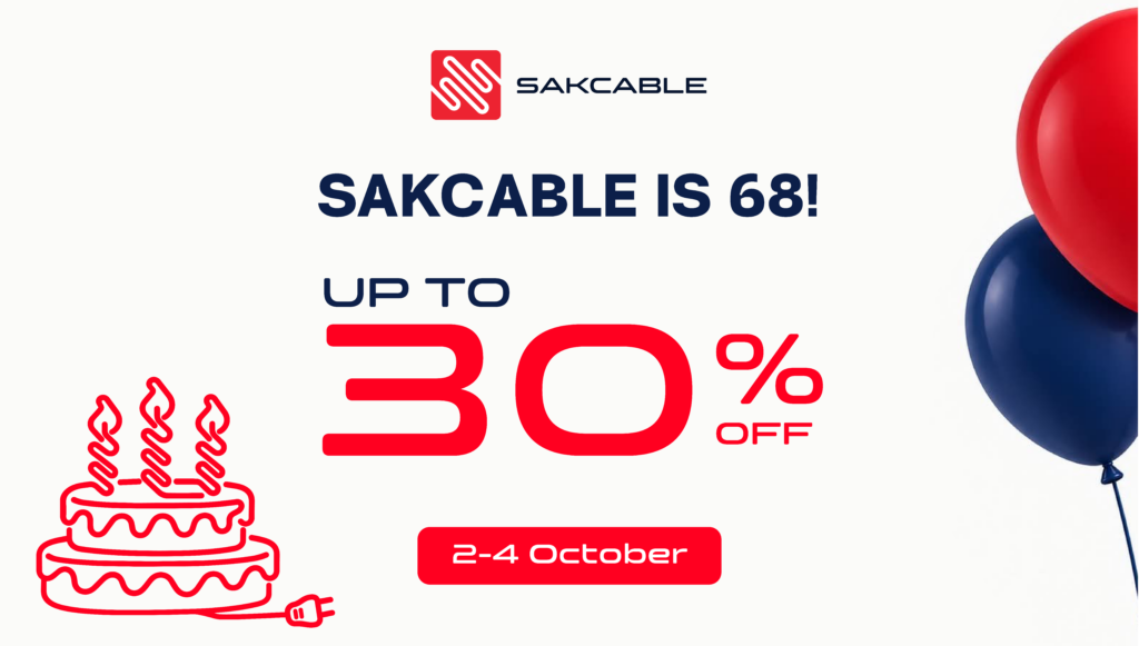 Sakcable Marks Its 68th Anniversary with a Special Sale Offering Up to 30% Off